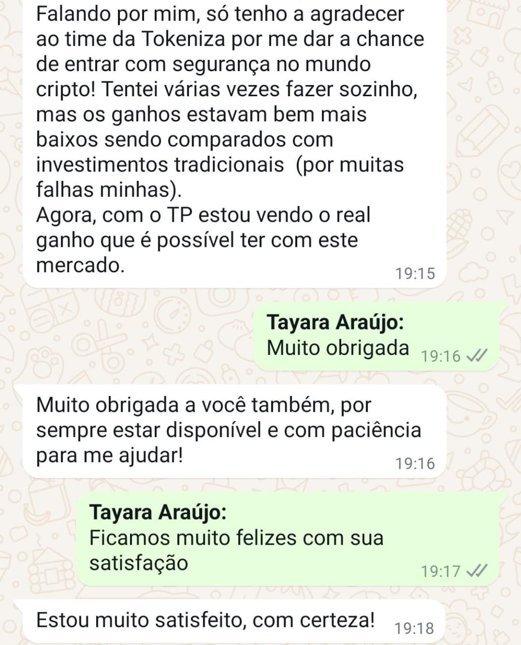 Depoimento de investidor real Tokeniza